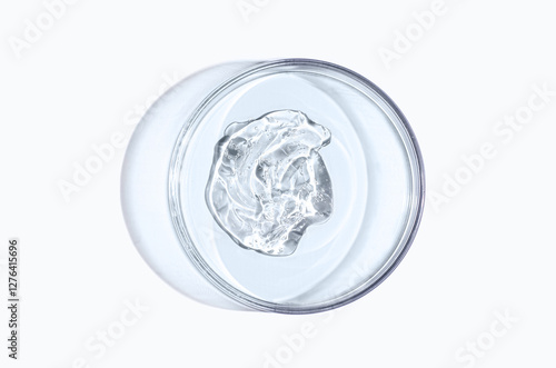 Wallpaper Mural Skin serum or face wash gel in a Petri dish. For cosmetic procedures. White background Torontodigital.ca