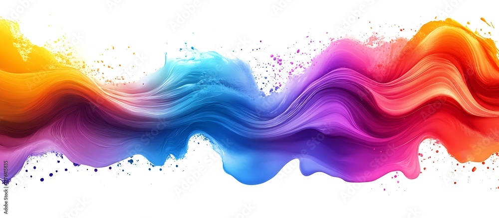 Abstract Colorful Fluid Motion Abstract Colorful Fluid Motion