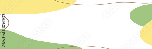 frame with yellow and green