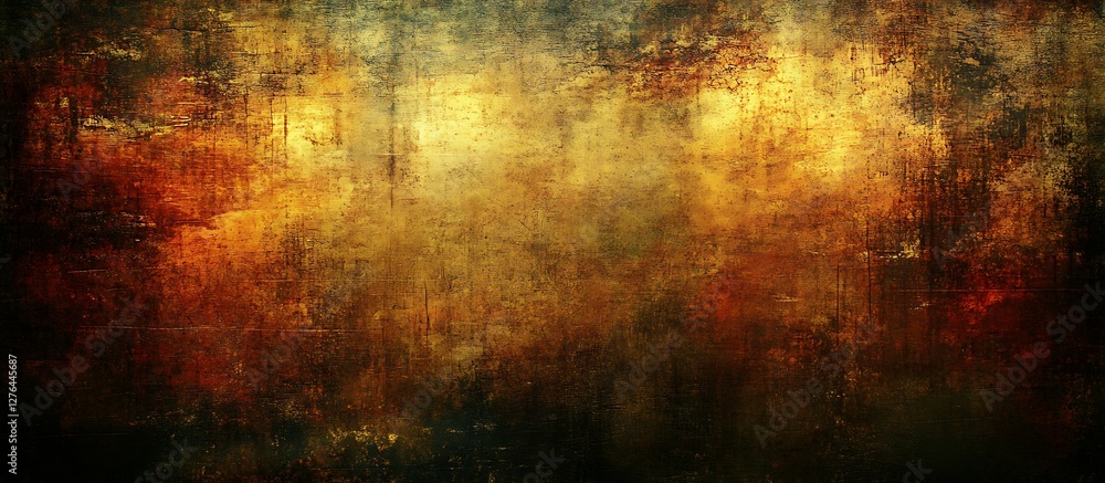 Obraz premium Abstract Textured Background, Golden Tones