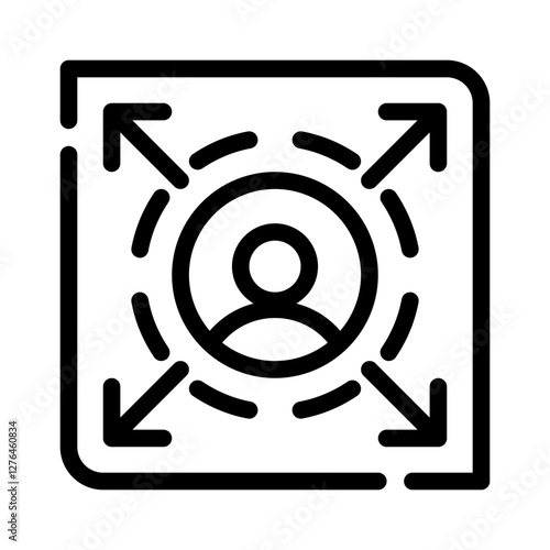 Icon Resize Profile With Style Outline