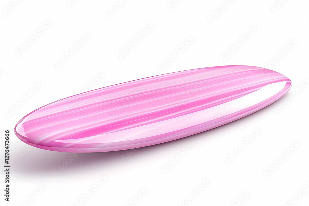 Pink surfboard, summer, ocean waves background, leisure activity Pink surfboard, summer, ocean waves background, leisure activity