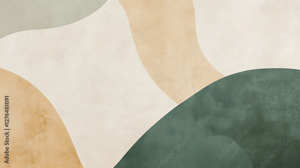 Abstract Wall Art Featuring Earthy Tones and Organic Shapes Abstract Wall Art Featuring Earthy Tones and Organic Shapes