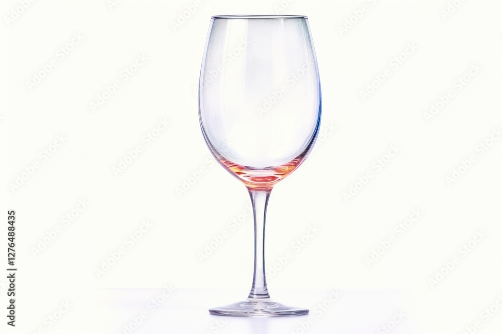 Watercolor champaign glass drink wine white background. Watercolor champaign glass drink wine white background.