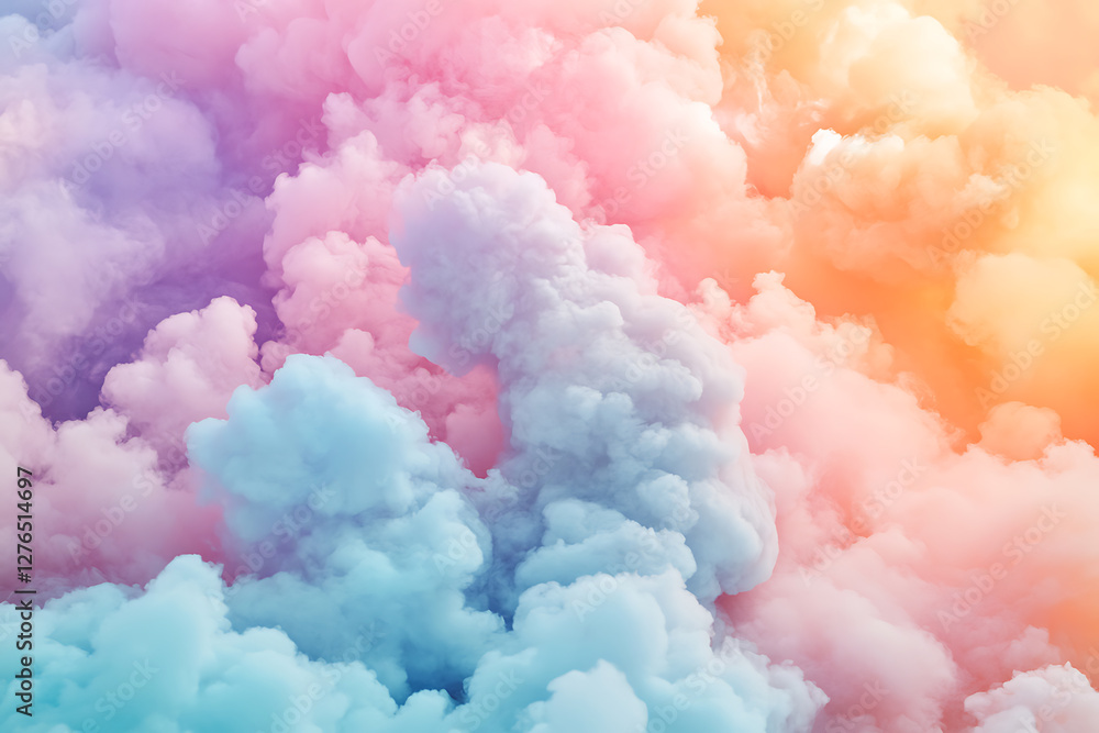 A vibrant abstract cloudscape with fluffy pastel clouds in shades of blue, pink, purple, and gold. A dreamy and ethereal digital artwork, ideal for creative projects, backgrounds, and designs. A vibrant abstract cloudscape with fluffy pastel clouds in shades of blue, pink, purple, and gold. A dreamy and ethereal digital artwork, ideal for creative projects, backgrounds, and designs.