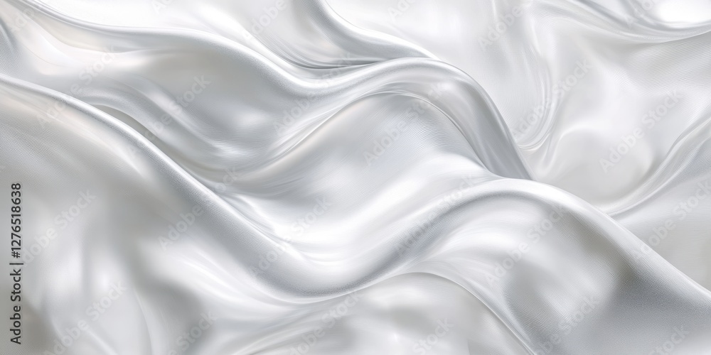 A detailed close up view showcasing a beautiful silver foil texture A detailed close up view showcasing a beautiful silver foil texture