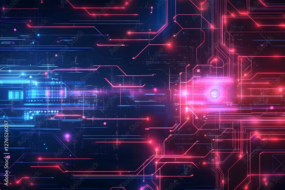Abstract Digital Circuit Board Background Abstract Digital Circuit Board Background