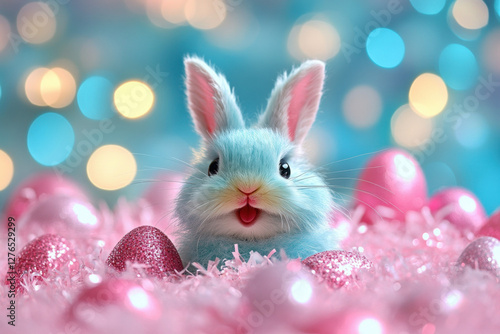 A cheerful "Easter" greetin...