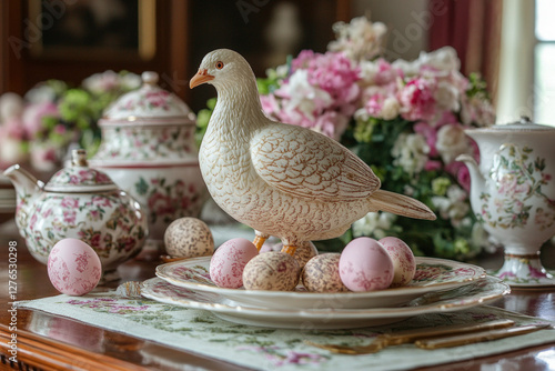 A festive Easter dinner tab...