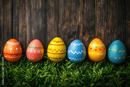 A festive Easter background...