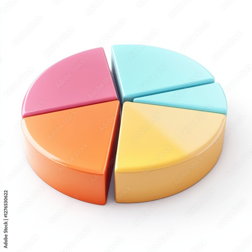 A colorful, segmented pie chart representing data in vibrant sections, suitable for presentations or educational purposes. A colorful, segmented pie chart representing data in vibrant sections, suitable for presentations or educational purposes.