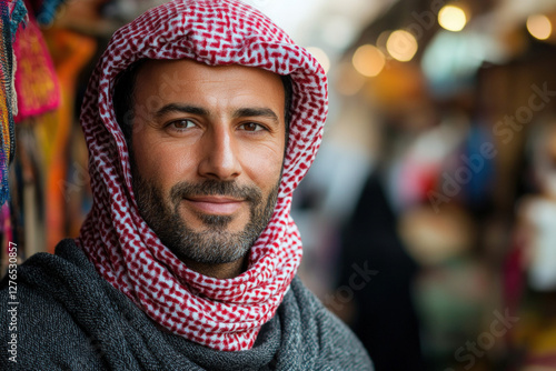 A Middle Eastern man in tra...