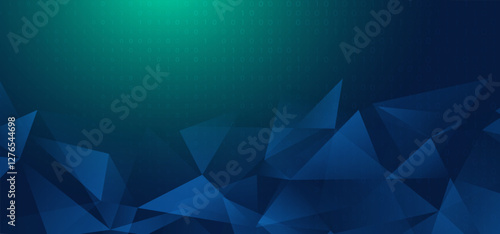Green blue gradient technology digital speed connect background, abstract cyber nano information communication, innovation future tech data, internet network connection, Ai big data line illustration