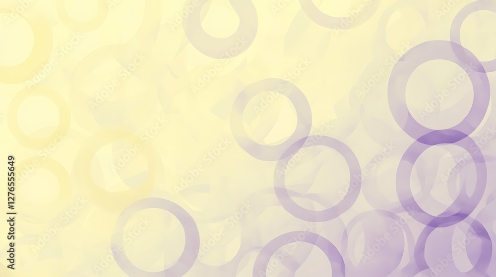 Abstract Background with Overlapping Pastel Circles Abstract Background with Overlapping Pastel Circles