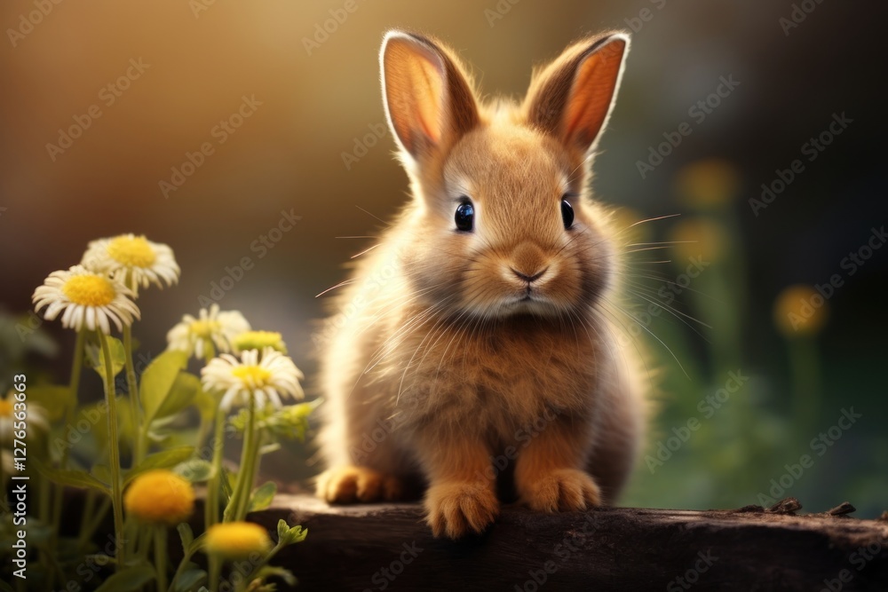 Fototapeta premium A bunny rodent animal mammal.