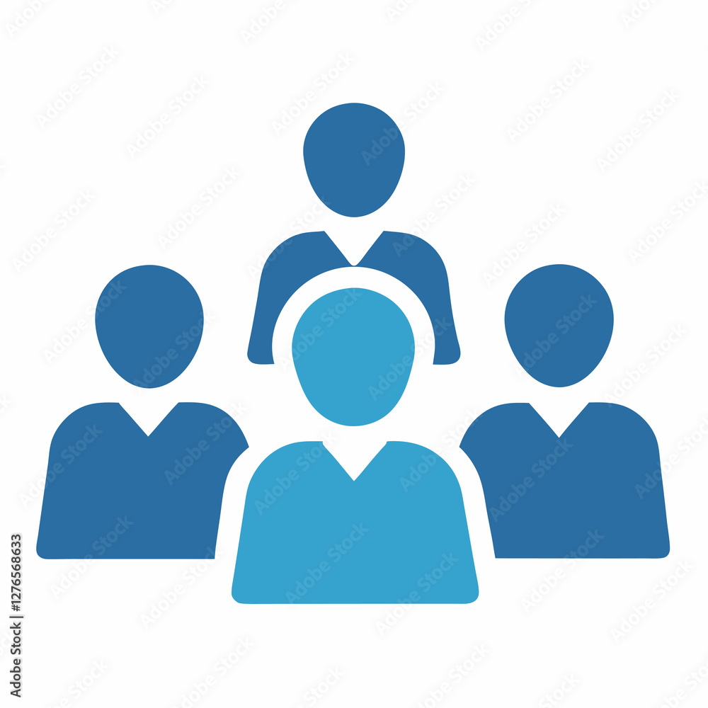 Employees lead group discussion in brief open office talk now Employees lead group discussion in brief open office talk now