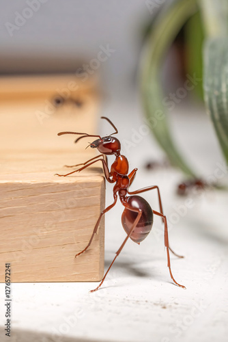 ant on the ground