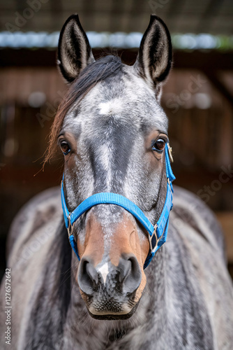 close up of a horse