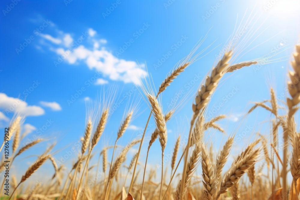 Wheat field sky outdoors nature. Wheat field sky outdoors nature.