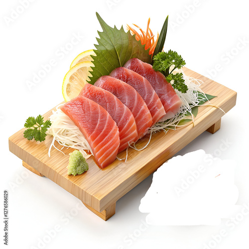 raw salmon steak