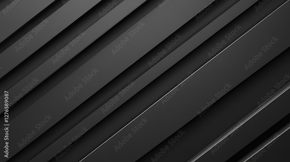 Obraz premium Abstract Black Diagonal Lines Background Design