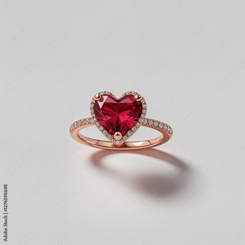sketch of heart shaped ring on plain white background sketch of heart shaped ring on plain white background