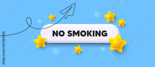 Now open search bar. Share plane line icon. No smoking banner. Stop smoke sign. Smoking ban symbol. Search button with 3d stars. Vector