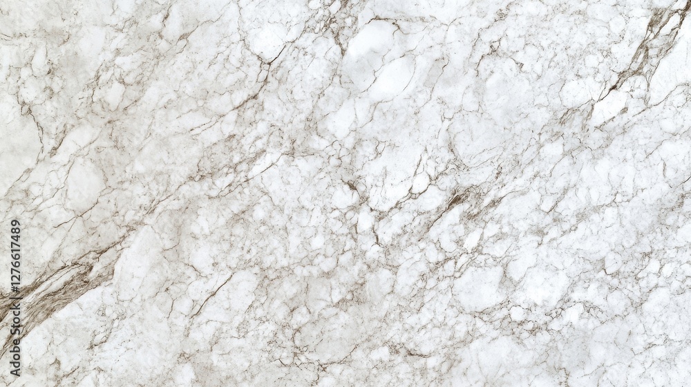 Elegant white marble texture with natural veining patterns in stone surface Elegant white marble texture with natural veining patterns in stone surface
