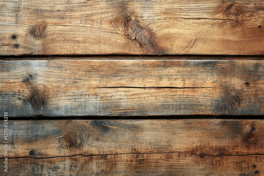 Rustic brown wooden planks with visible grain and knots, showing texture and age. Rustic brown wooden planks with visible grain and knots, showing texture and age.