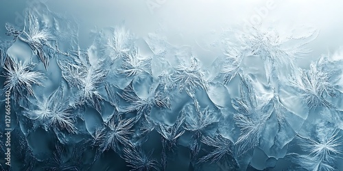 Ice Crystal Patterns Background photo