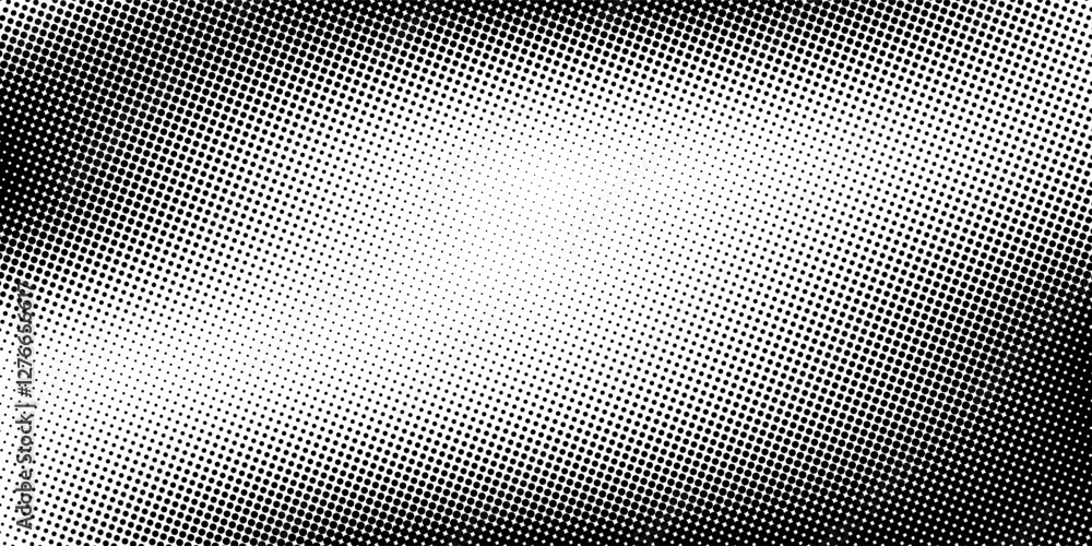 Fototapeta premium halfton pattern dot background texture overlay grunge distress linear vector. modern style