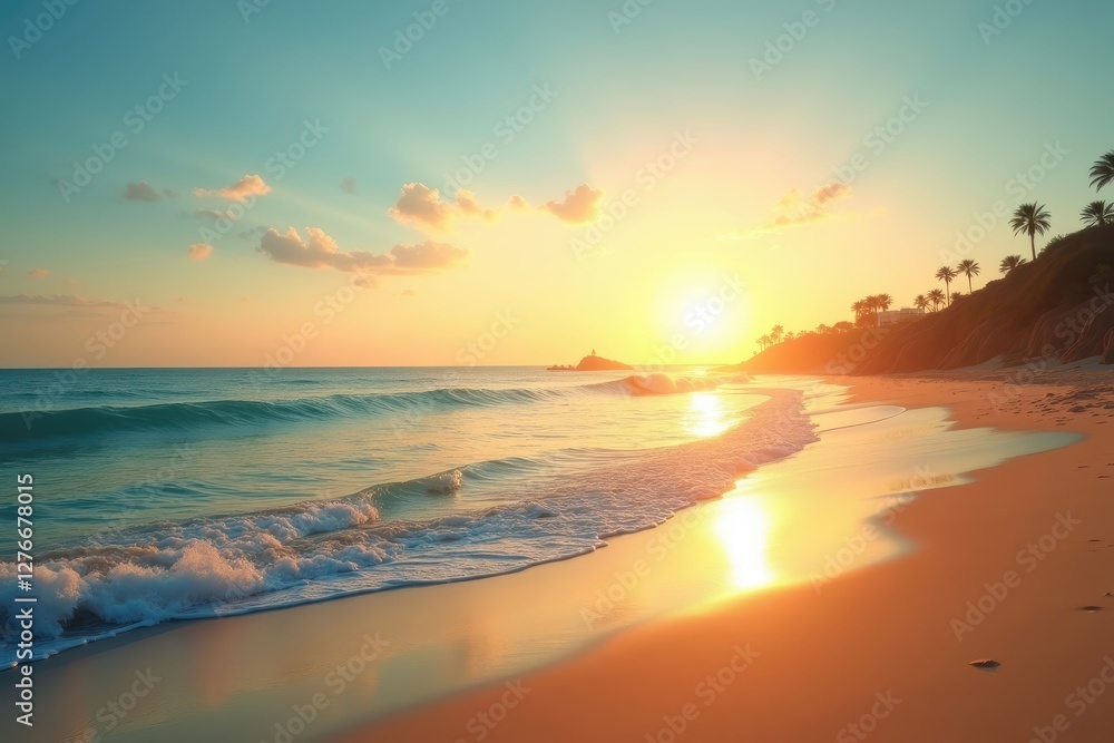 sunset, beach sunset, beach