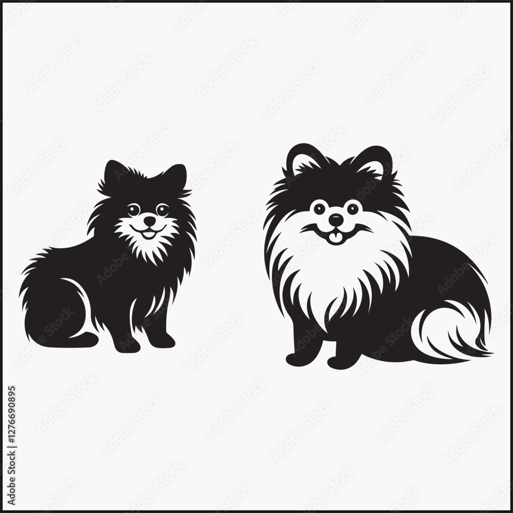 Obraz premium Pomeranian dog 