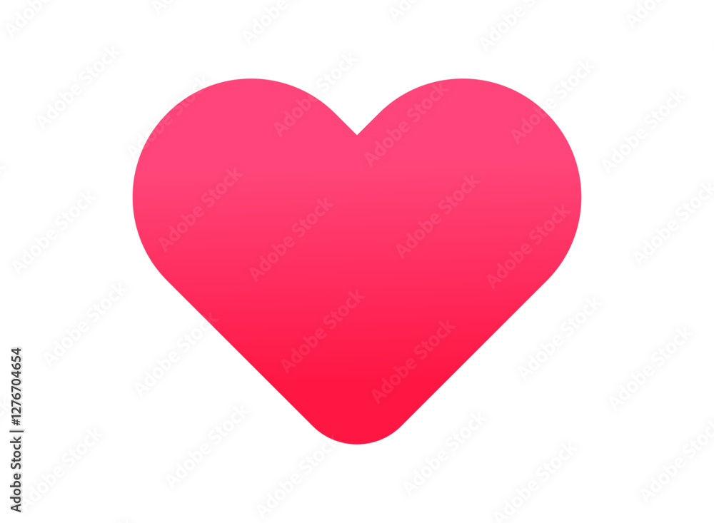 Illustration of an Popular Heart Emoji Illustration of an Popular Heart Emoji