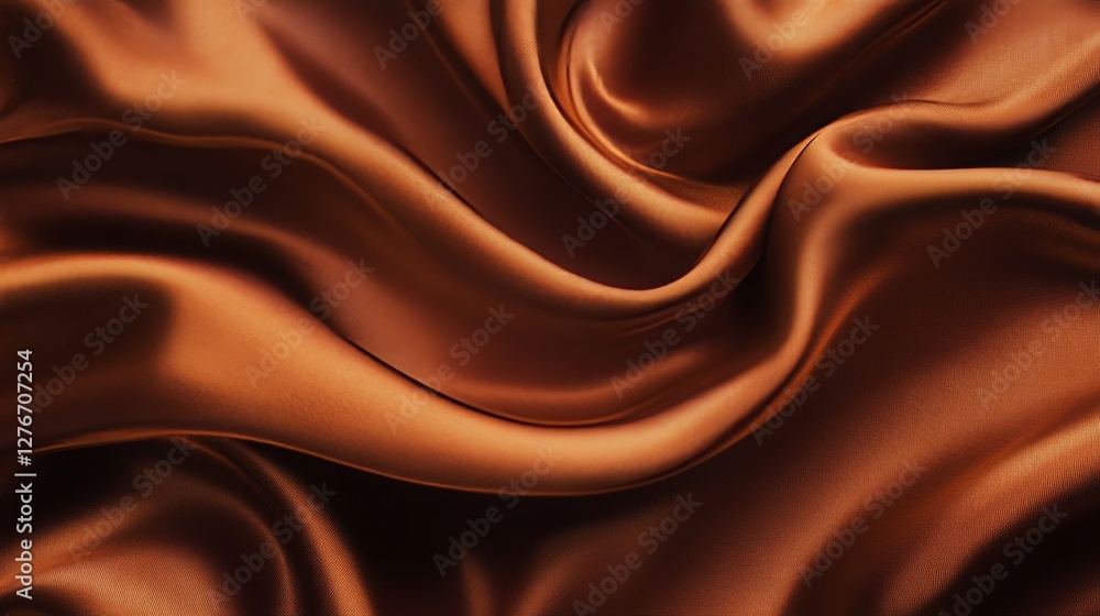 Fototapeta premium Brown fabric texture background for textile or design use