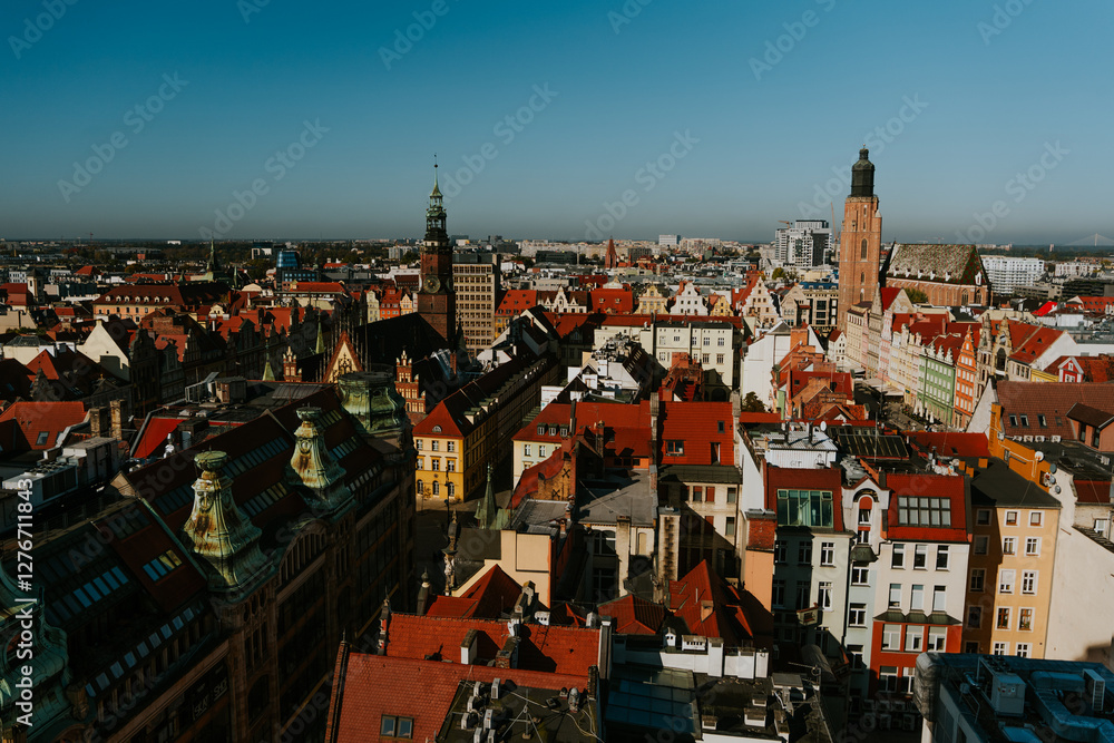 Obraz premium Miasto Wrocław
