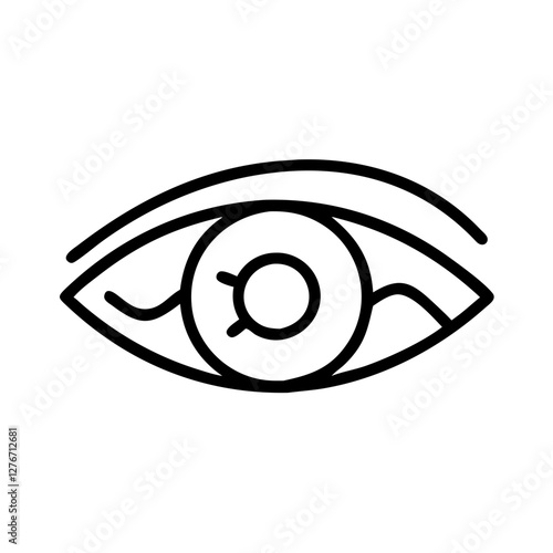 eye icon vector illustration