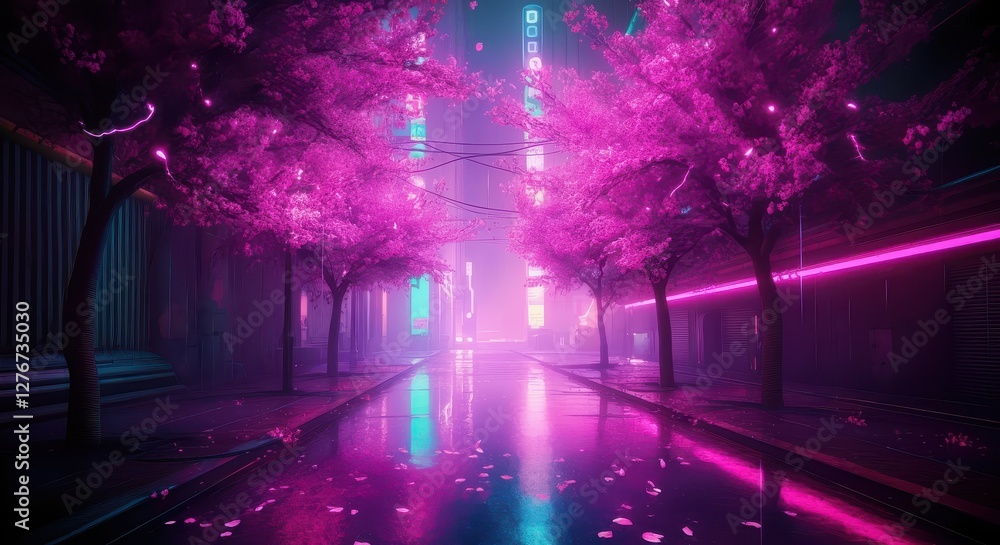 Naklejka premium Beautiful cherry blossom background