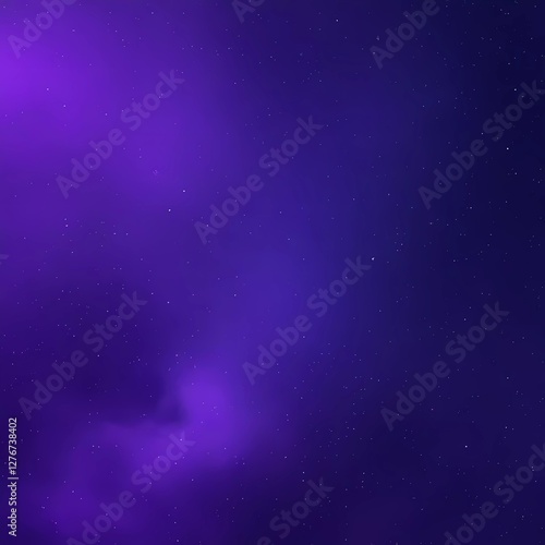 background featuring a gradient of purple and dark blue that resembles a nebula.