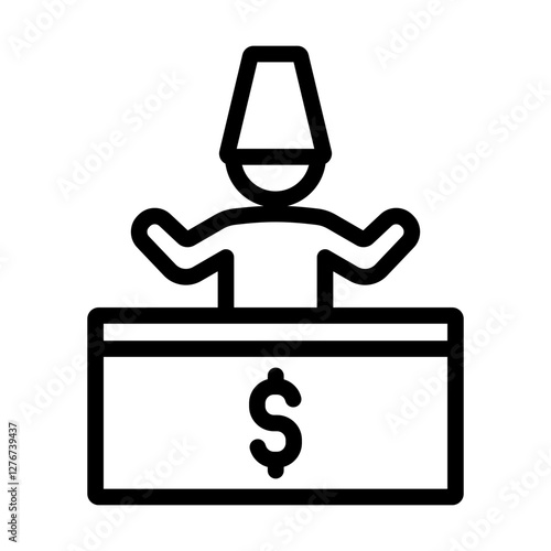 Merchant Outline Icon