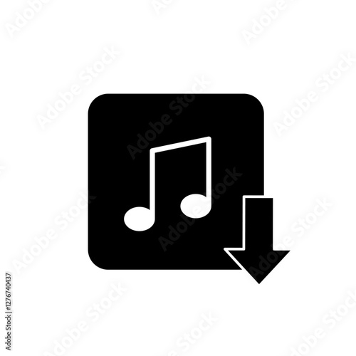 music download icon. music icon.