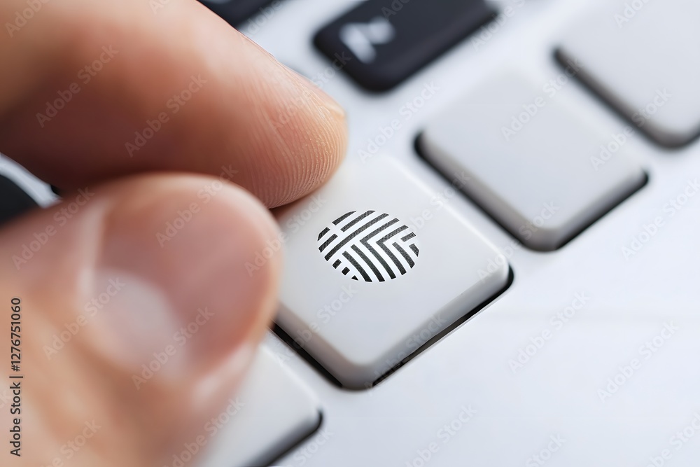 Fingerprint Scanner Button on Keyboard Fingerprint Scanner Button on Keyboard