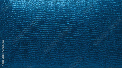 crocodile blue leather texture