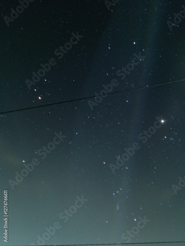 night sky with stars