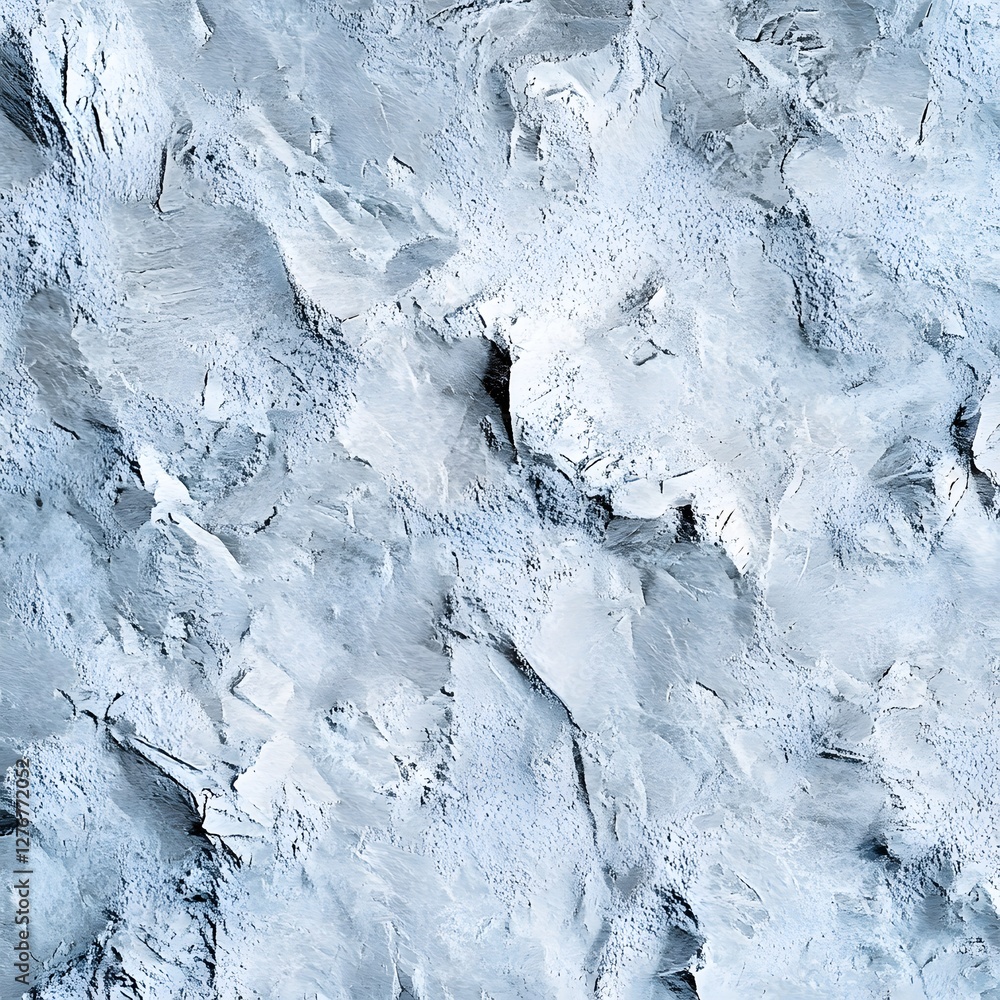 Fototapeta premium Grey textured surface resembling a rock or cliff face. Rough, rugged and natural stone material detail.