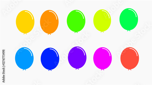 Illustration of balloons 