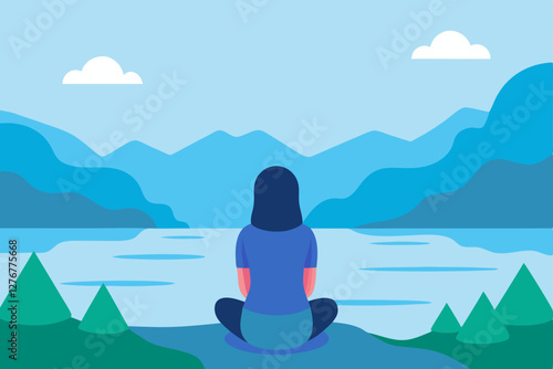woman on the beach