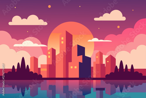 night city landscape