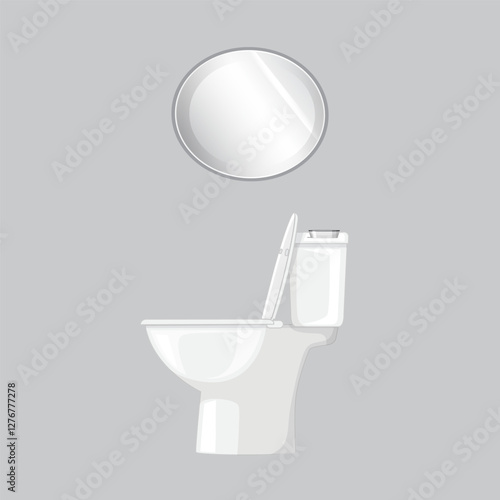 white toilet bowl