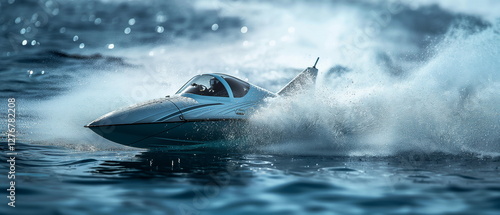 Wallpaper Mural A glider a light and maneuverable vessel with a po_001 Torontodigital.ca